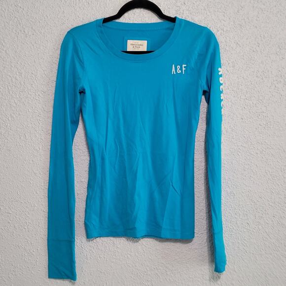 Abercrombie & Fitch Womens Branded Top Size S Fitness Dance Training Cozy Soft - Picture 1 of 9